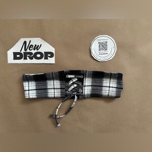 GENERIC Plaid Lace-Up Belt ONE SIZE (GIRL'S) Accessory Quirky Alt Cinch Waist